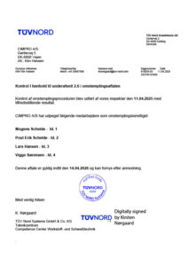 TÜV Omstemplingstilladelse 2025-2026